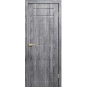 Дверь межкомнатная ПГ S01 Skin Doors, Дуб стоунвуд 3D