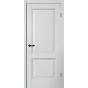 Дверь межкомнатная MONE M72 Эмалит серебристый глухая