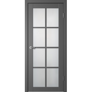 Дверь межкомнатная со стеклом Classic С5 Графит